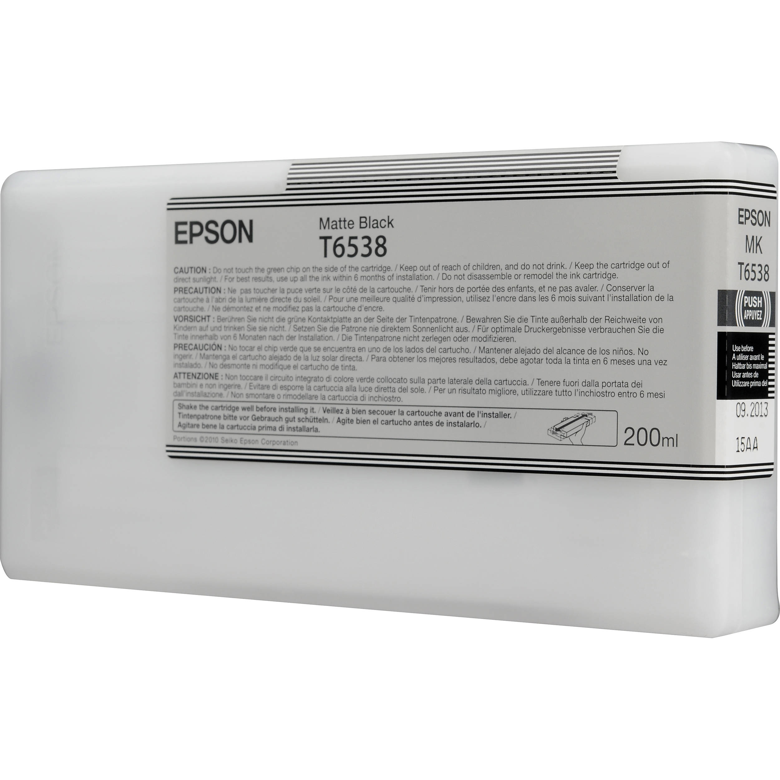 Tinteiro Preto Matte Epson Stylus Pro 4900 - 200 ml