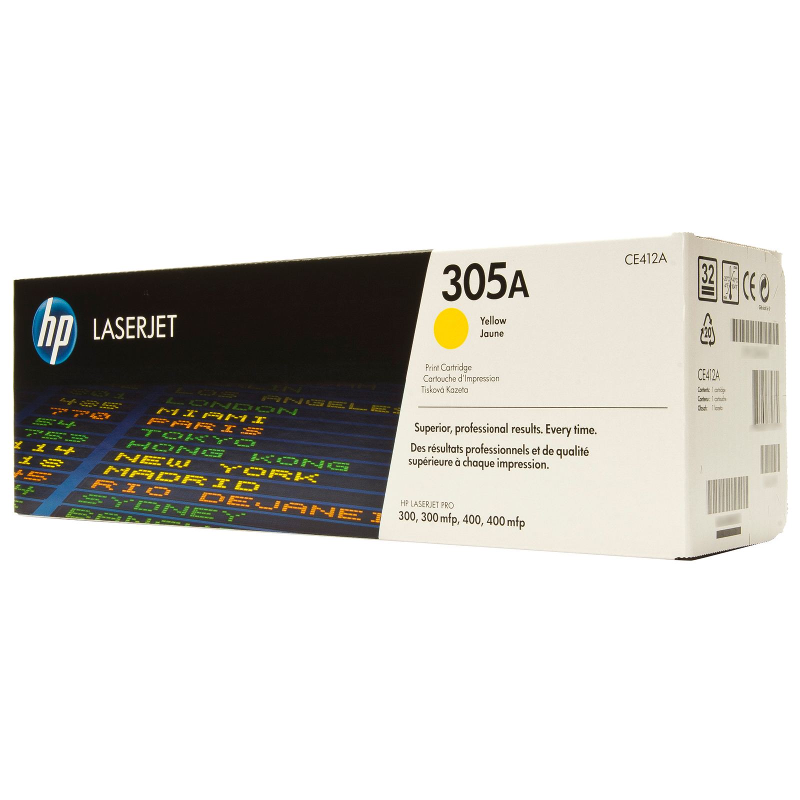 Toner Amarelo HP LaserJet Pro 300/400(2600 Cópias) - 305A