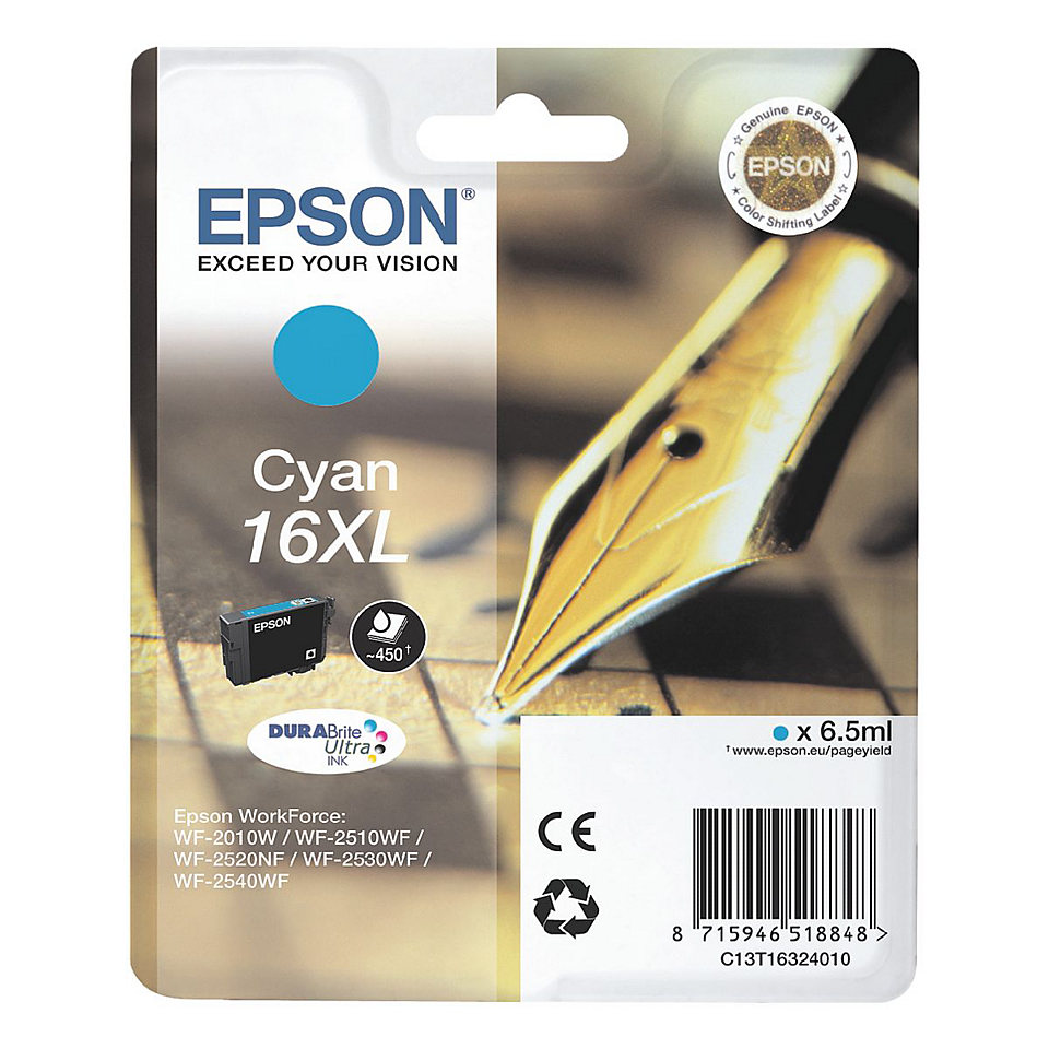 Tinteiro Sião Epson WorkForce WF-2010W/2510WF/2520NF-16XL