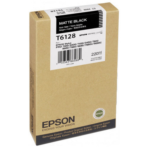 Tinteiro Preto Matte Epson Stylus Pro 7450/9450 - 220 ml