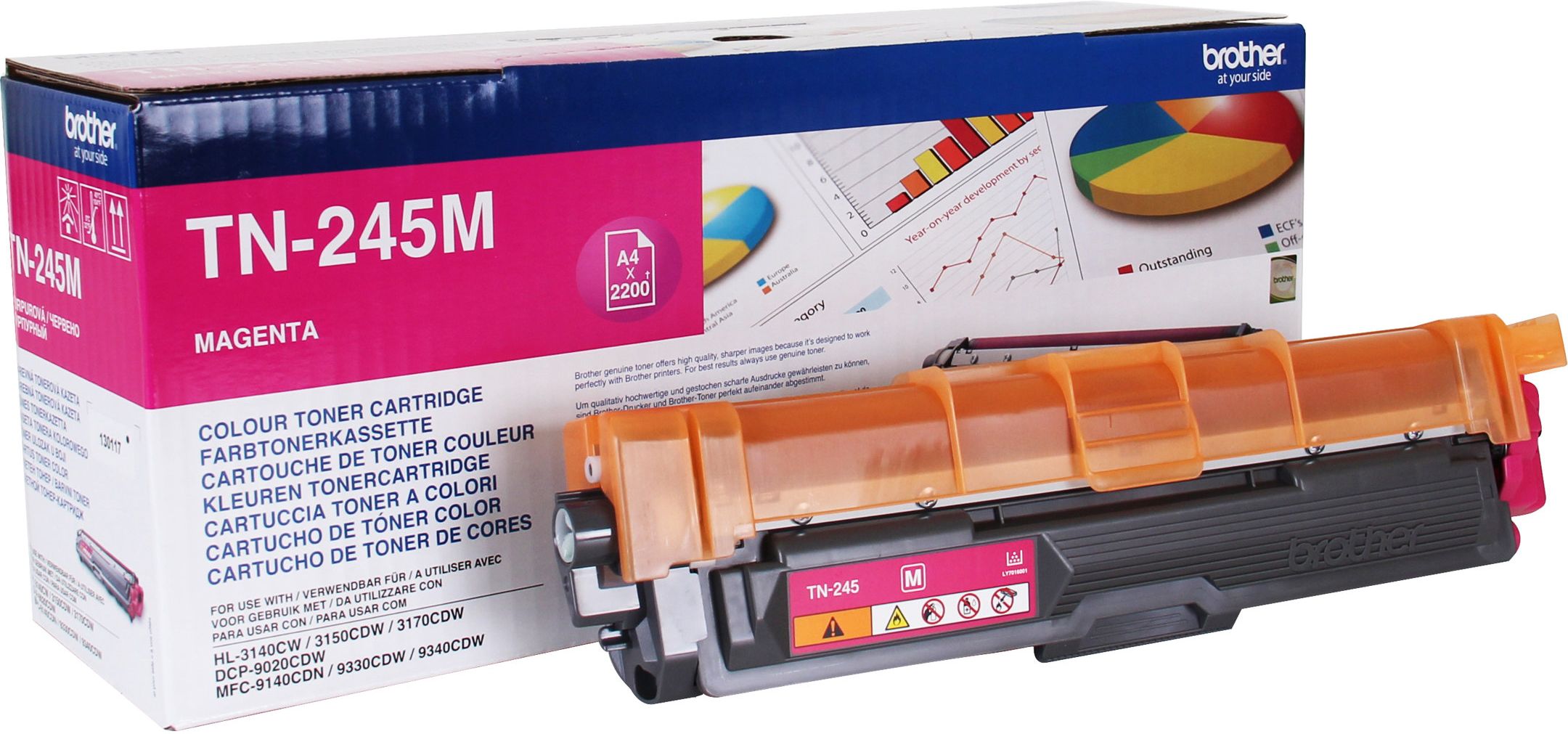 Toner Laser Brother HL-3140CW/3150CDW - 2200 K - Magenta
