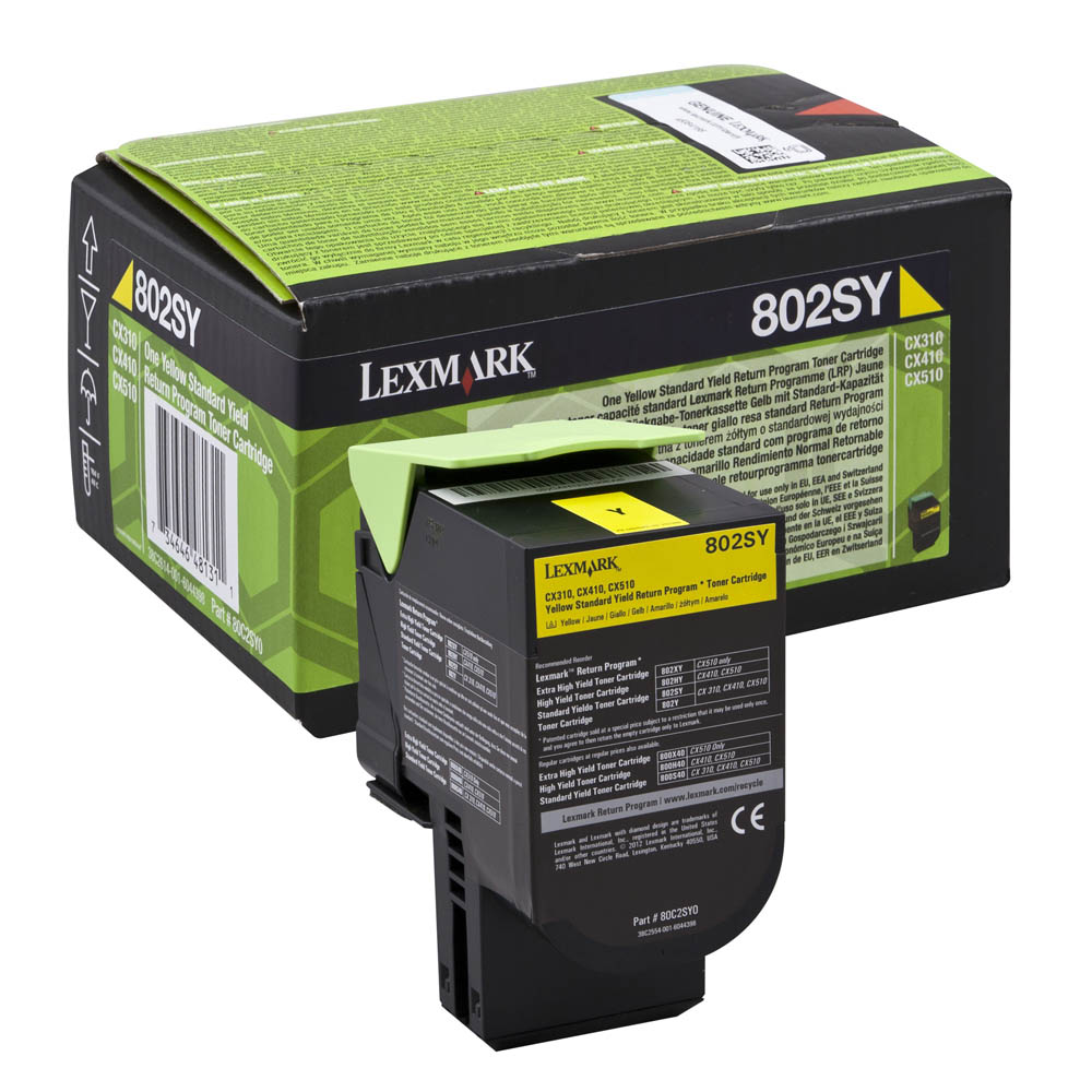 Toner Laser Lexmark CX310/410/510 - Amarelo - 2000 Cópias