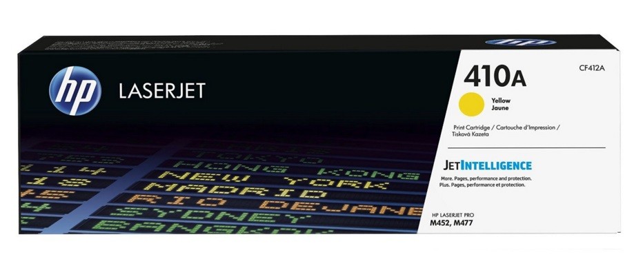 Toner Amarelo HP Color LaserJet M452/Pro M477 Séries (410A)