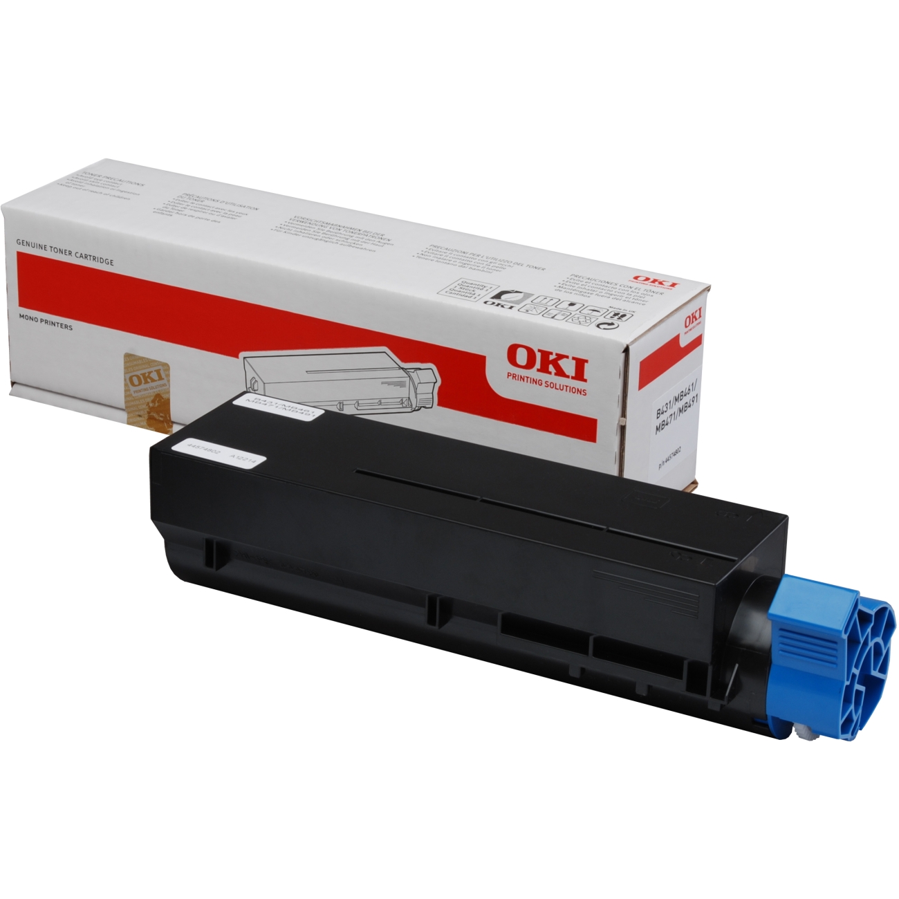Toner Laser Oki B431/MB461/471/491 - 7000K (44574802)