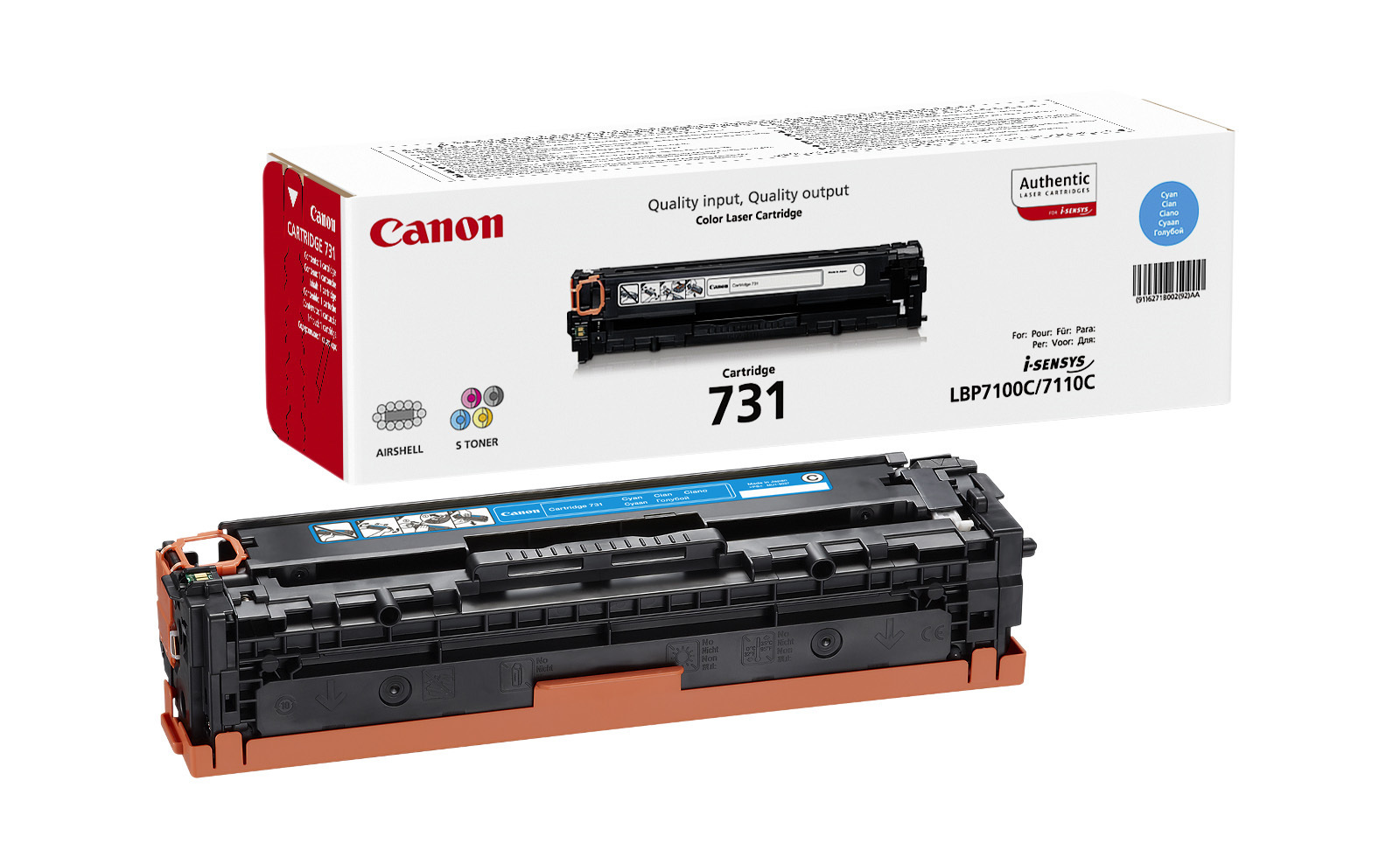 Toner Cião Canon LBP-7100CN/7110CW / MF-6880DN (731C)