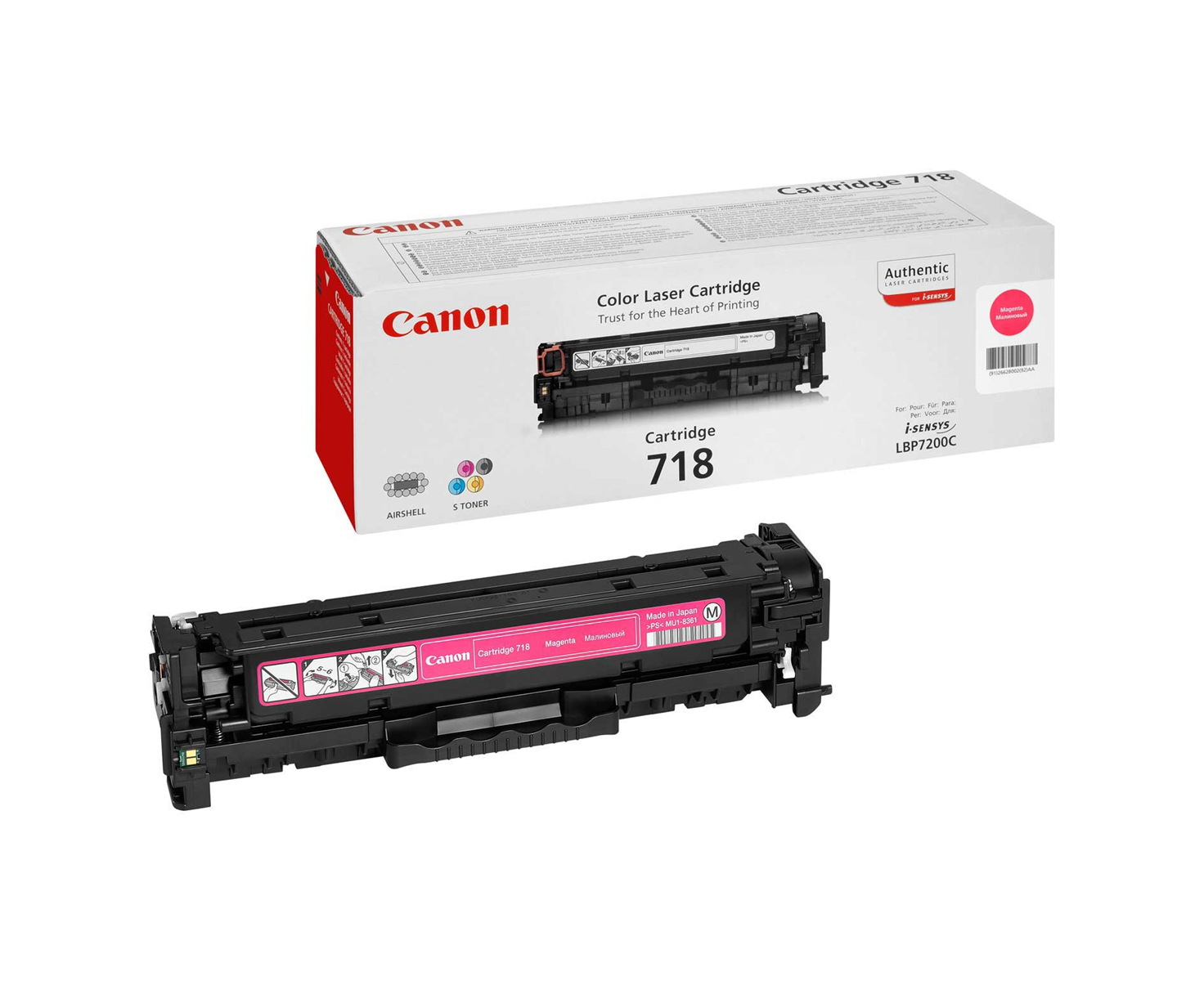 Toner Magenta Canon LBP-7200/MF-8330/8350 (718M)
