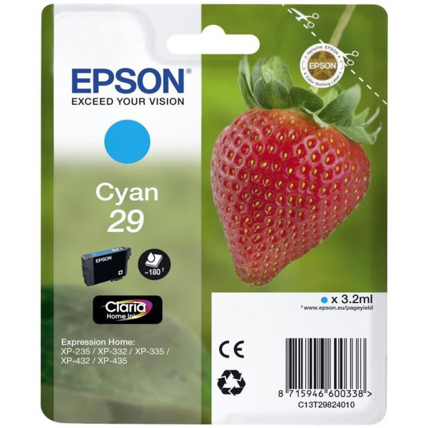 Tinteiro Cião Epson Expression Home XP-235/332/335/432-29XL