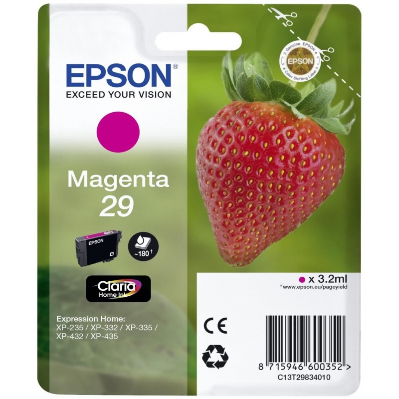 Tinteiro Magenta Epson Expression Home XP-235/332/335/432-29
