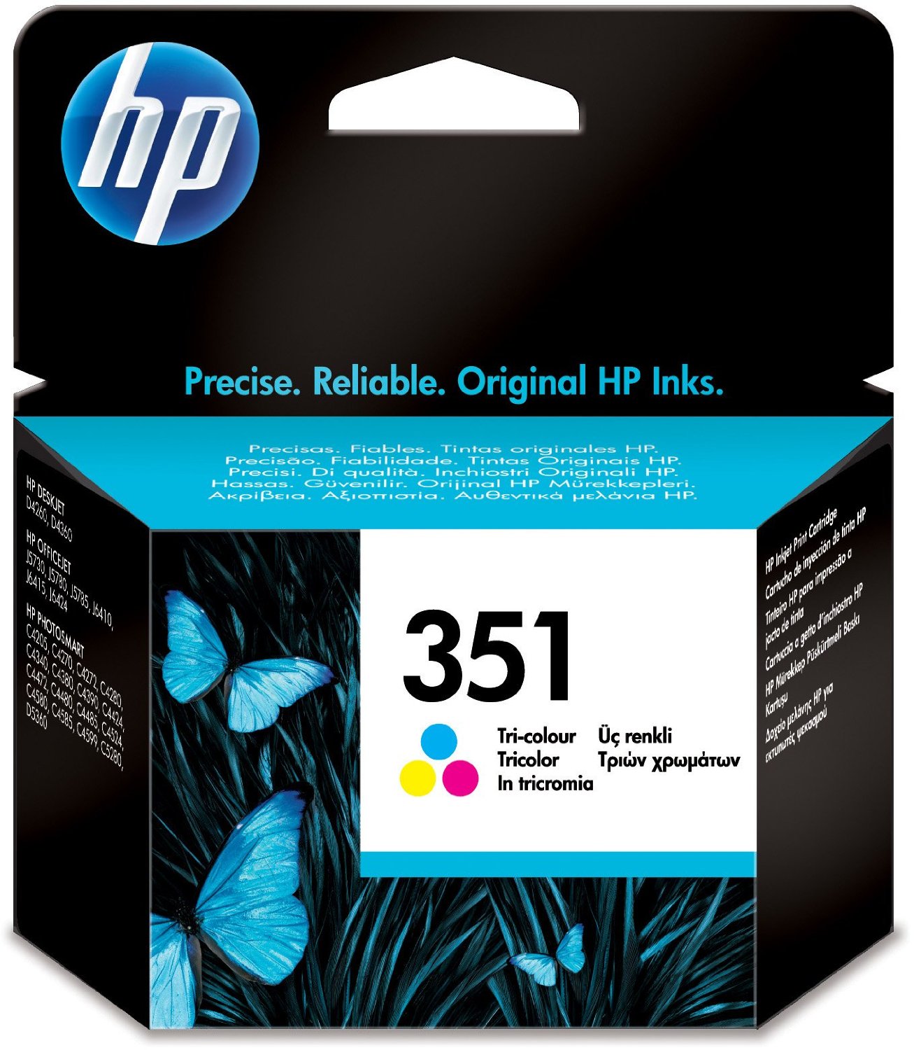 Tinteiro Cores HP Officejet J5780/5785 - 351