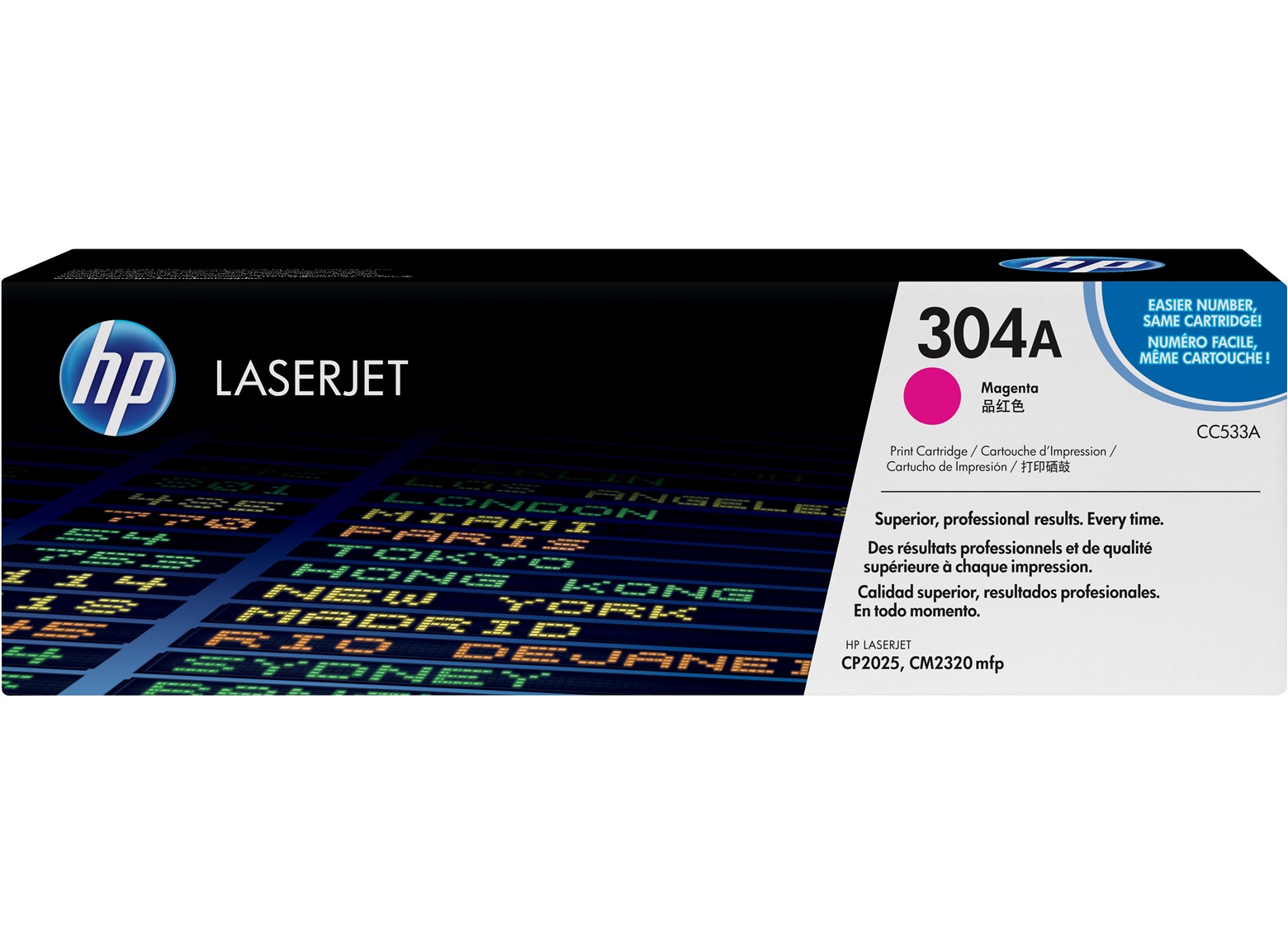 Toner Laser HP LaserJet CP2025 / CM2320 - Magenta (304A)