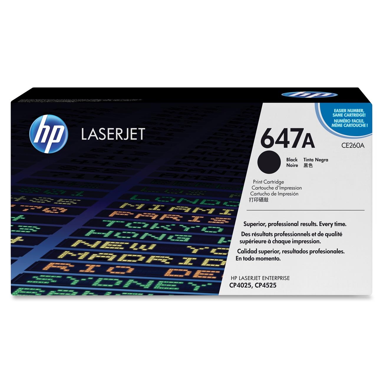 Toner Laser HP LaserJet CP4025/4525/4525DN - Preto (647A)