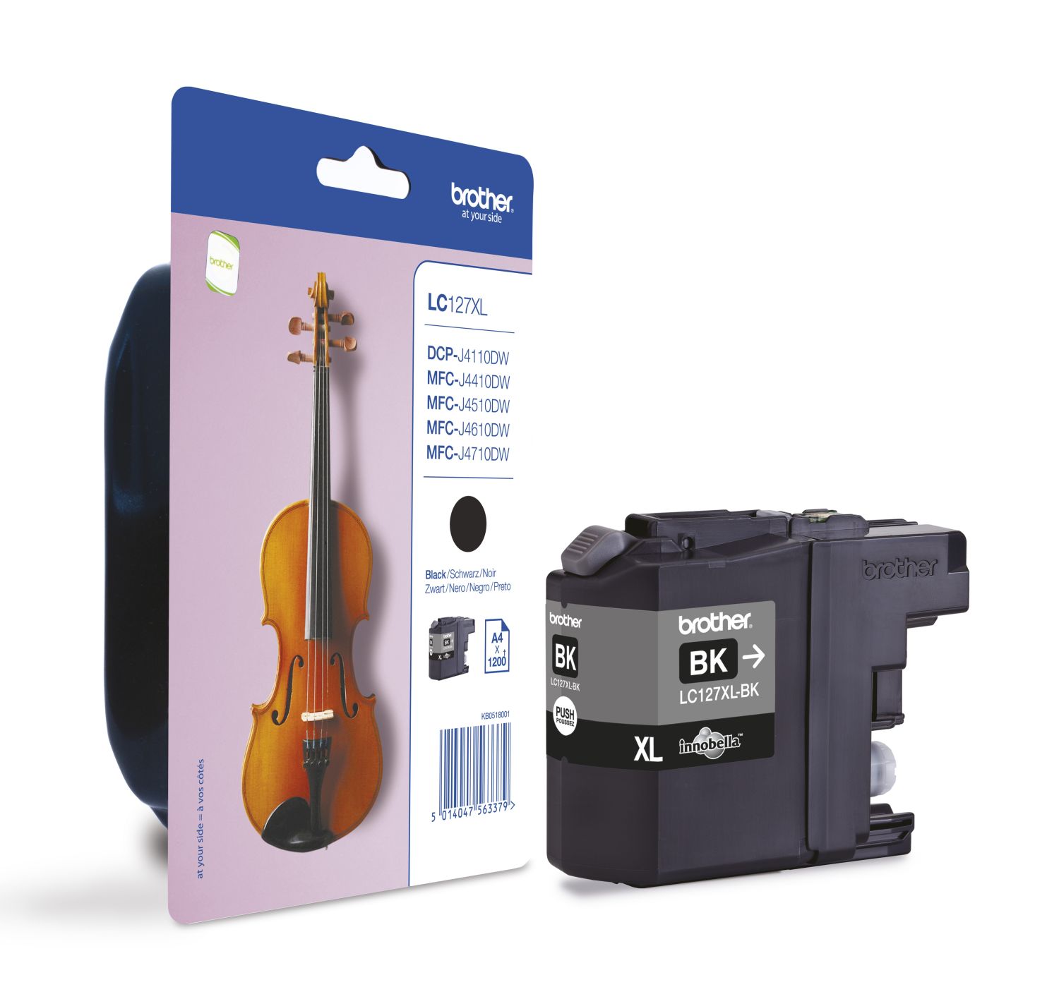 Tinteiro Preto Brother MFC-J4410DW/J4510DW - 1000 pg.