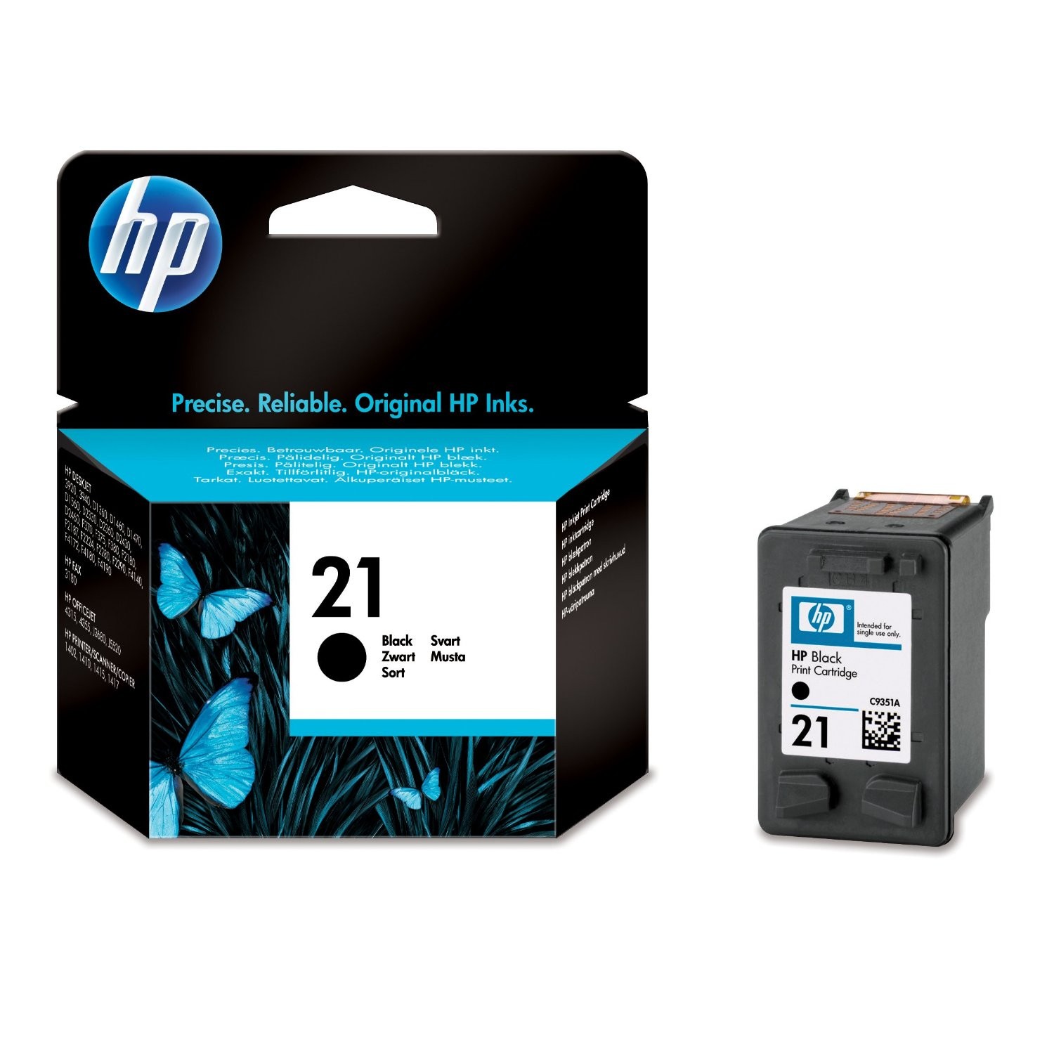 Tinteiro Preto HP DeskJet 3920/3940 - 21