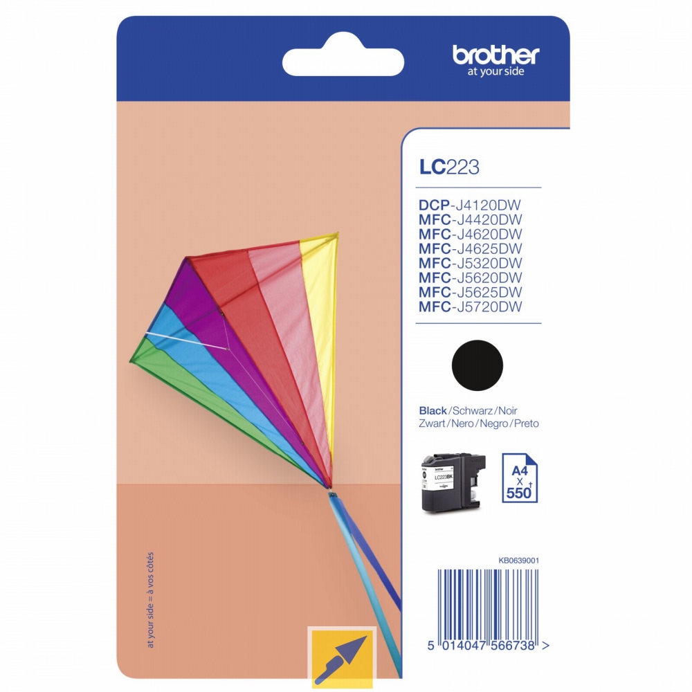 Tinteiro Preto Brother MFC-J4420DW/J4620DW - 550 pg.