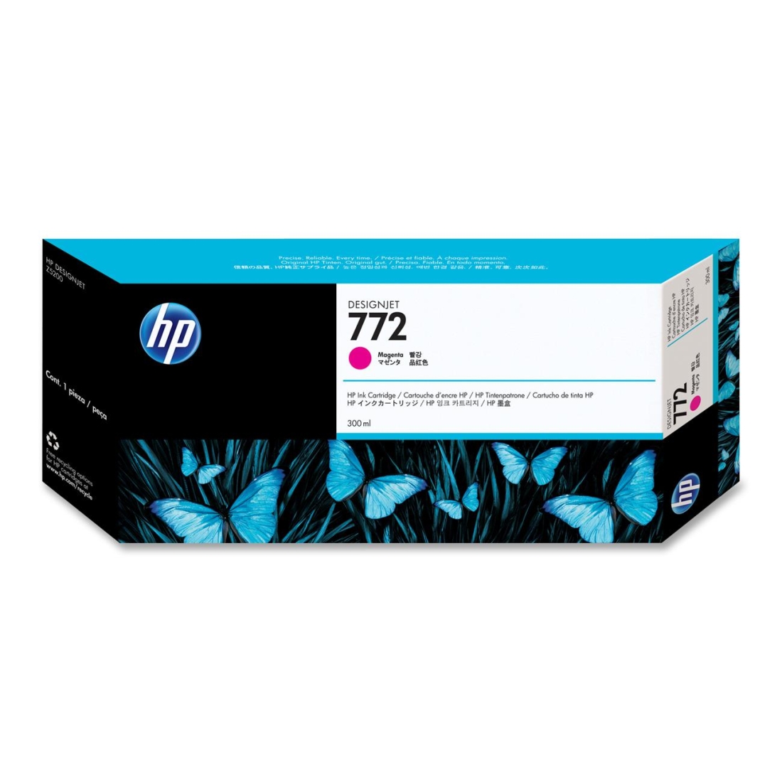 Tinteiro Magenta HP DesignJet Z5200/5400 - 300 ml - 772