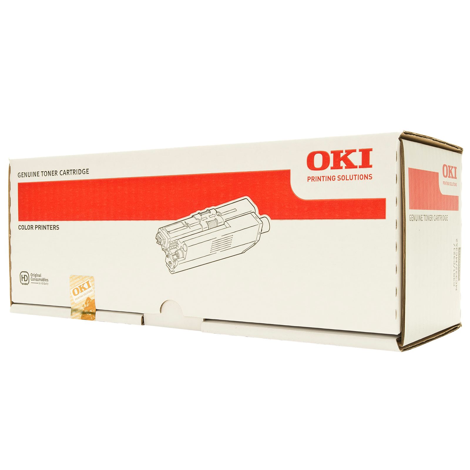 Toner Laser Oki Okipage C301/MC332 Amarelo (44973533)