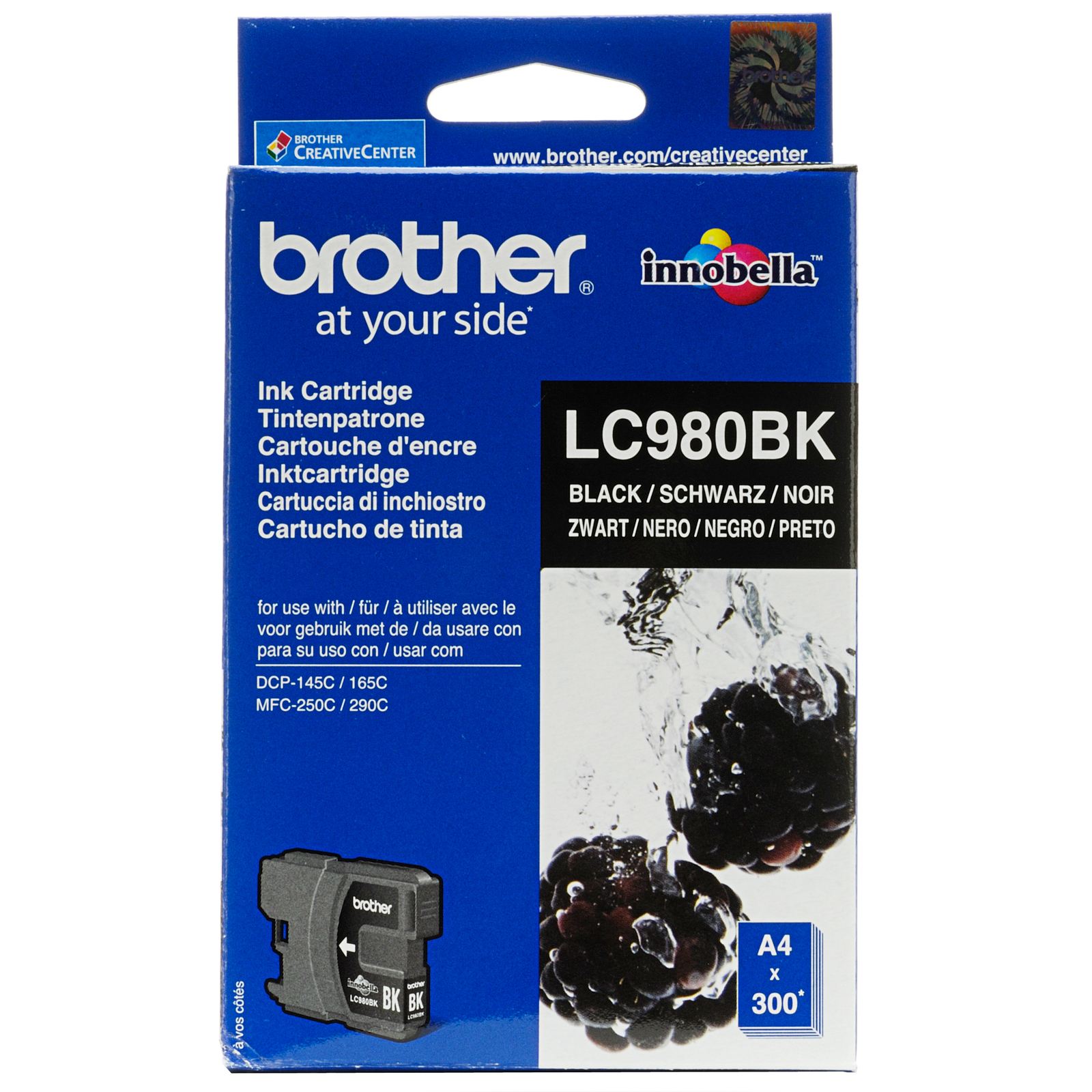 Tinteiro Preto Brother DCP-145C/165C / MFC-250C/290C