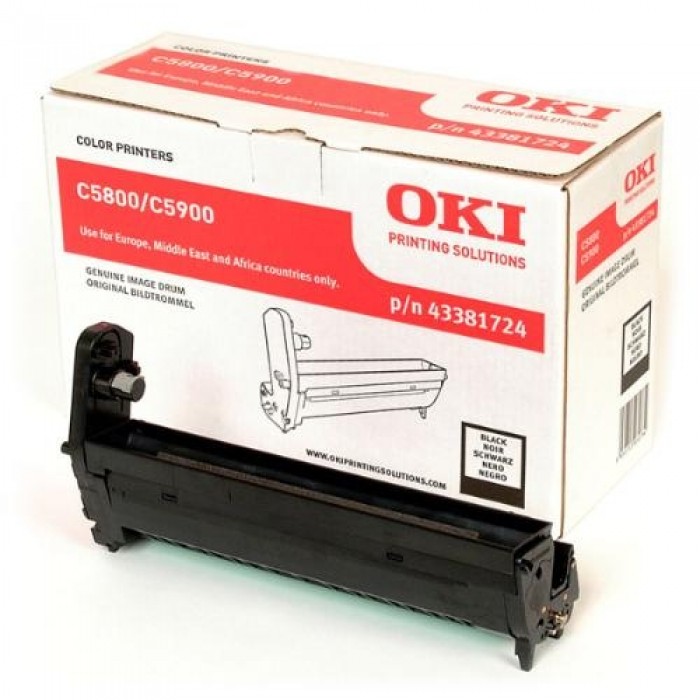 Tambor Laser Oki Okipage C5800/5900 - Preto - (43381724)