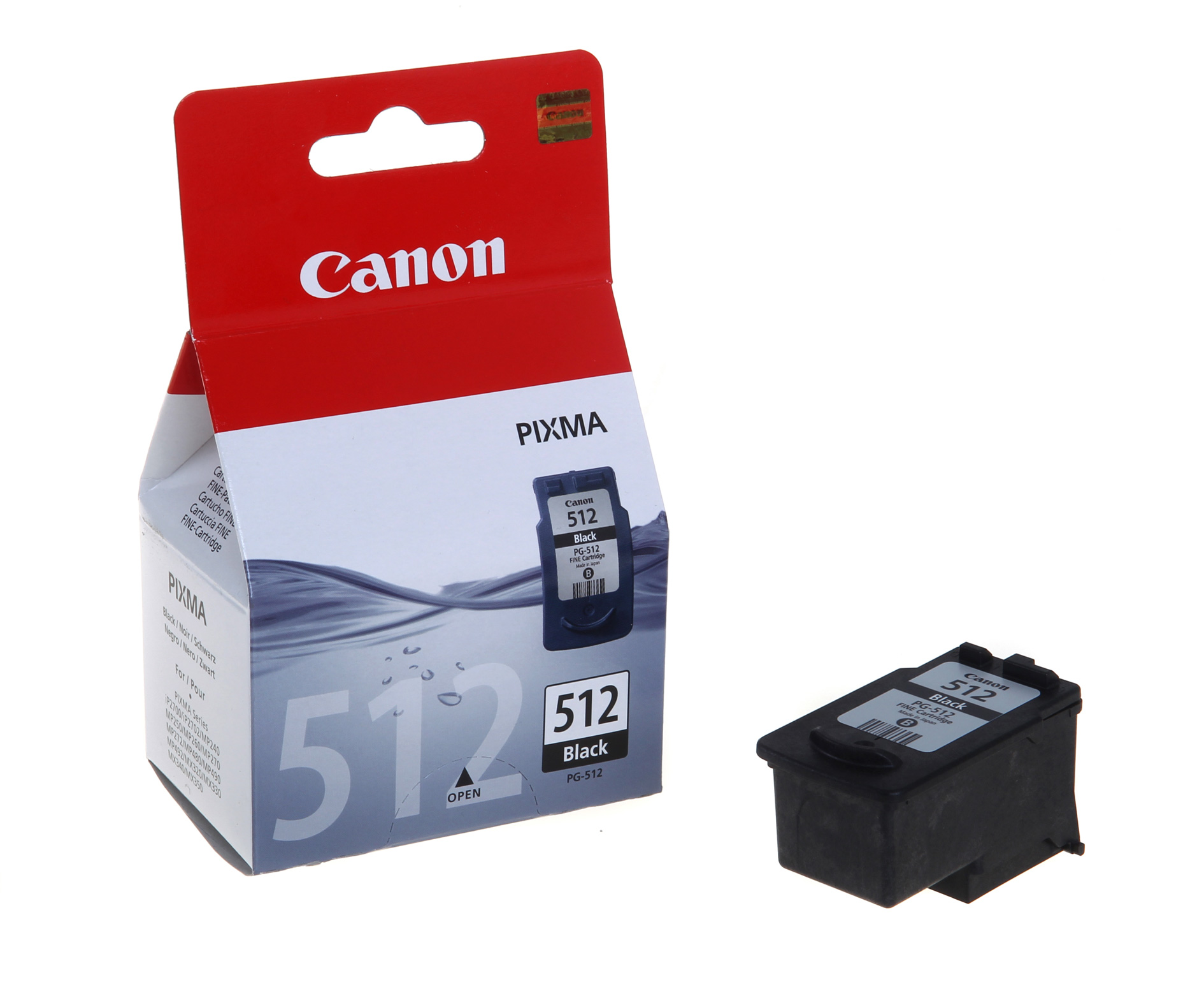 Tinteiro Preto Canon Pixma MP240/260/480 - Alta Capacidade