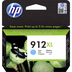 Tinteiro Ciano HP Officejet 8010/8015/Pro 8012/8022-HP912XL