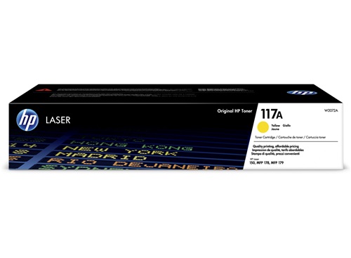 Toner Amarelo HP Color Laser 150a/150nw/178nw/179fnw (117A)