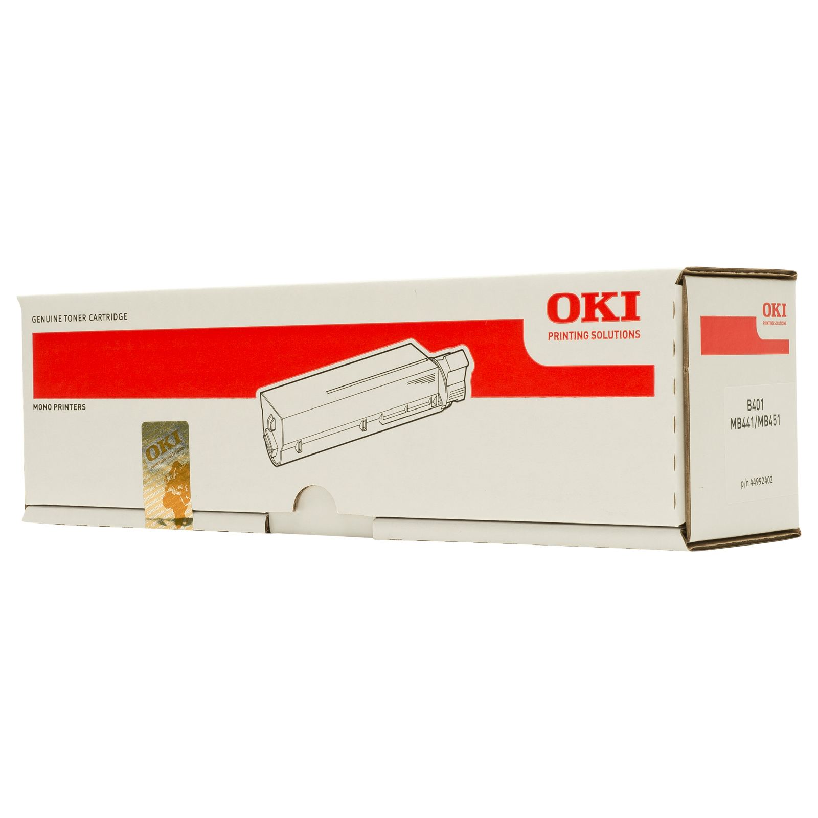 Toner Laser Oki B401/MB441/451 - 2500K