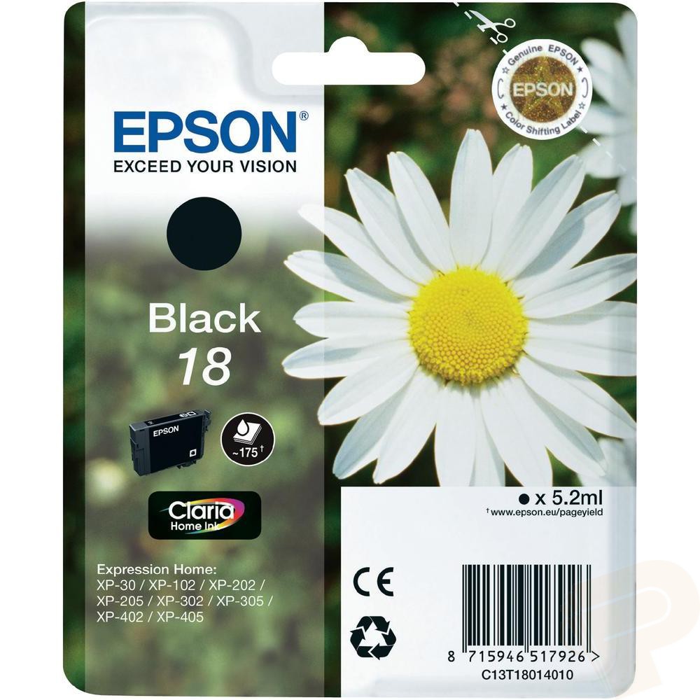 Tinteiro Preto Epson Expression Home XP-30/102/202/205 - 18