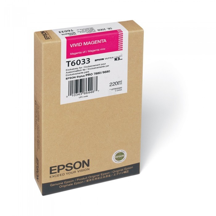 Tinteiro Vivid Magenta Epson Stylus Pro 7880 - 220 ml