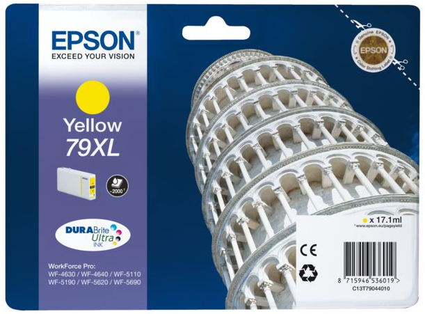 Tinteiro Amarelo Epson Workforce Pro WF-4600 Séries - 79XL
