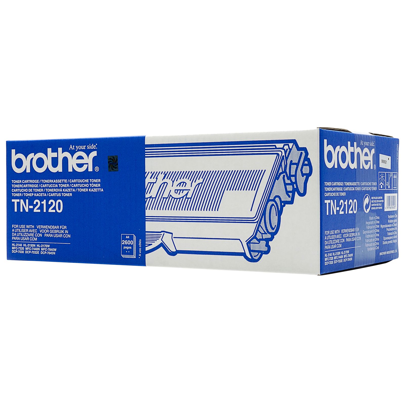 Toner Laser Brother HL-2140/2150N/2170W - 2600 Cópias