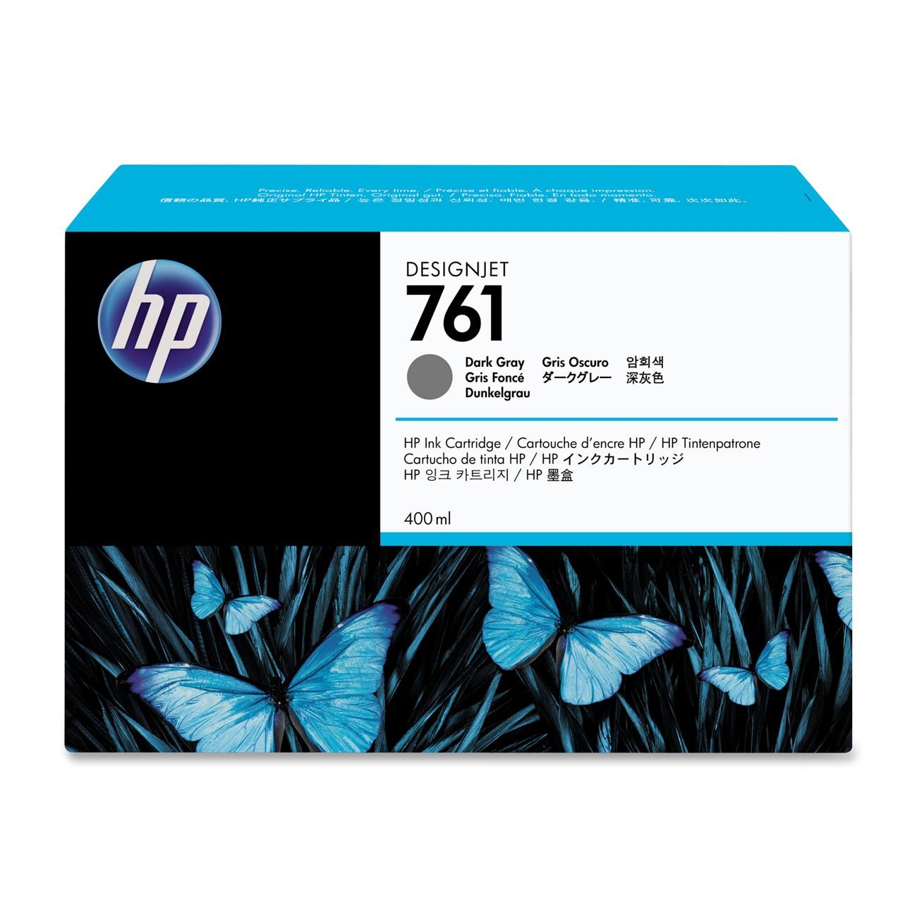 Tinteiro Cinzento Escuro HP DesignJet T7100 - 400ml - 761