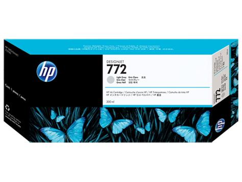 Tinteiro Cinzento Claro HP DesignJet Z5200/5400 - 300 ml-772