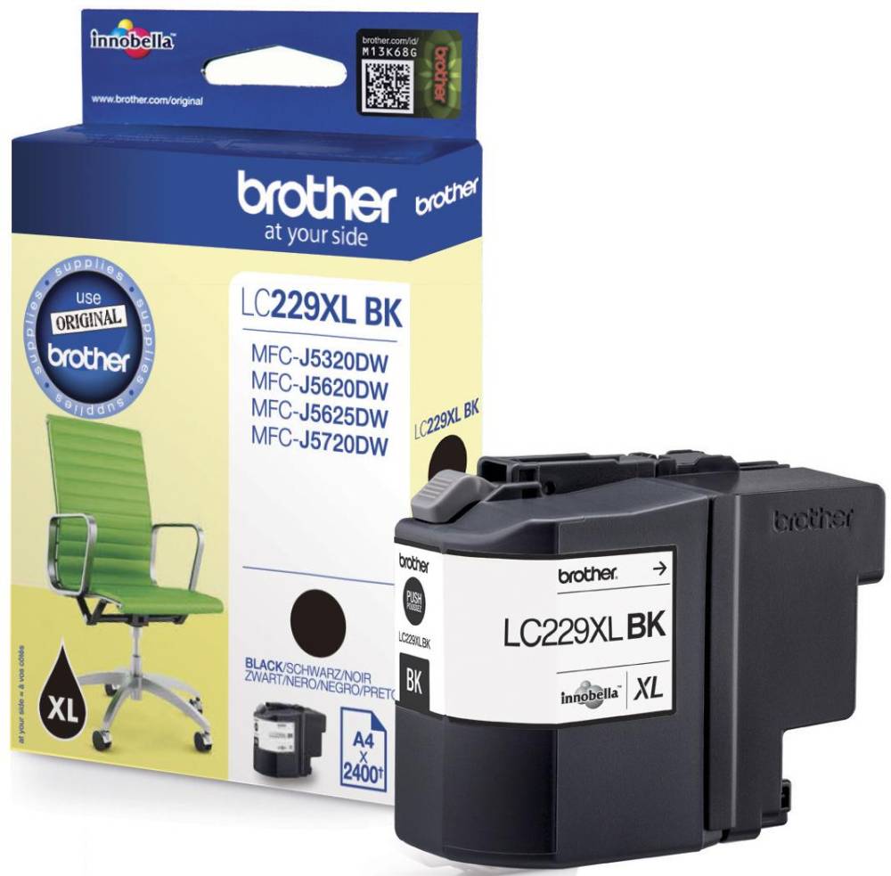 Tinteiro Preto Brother MFC-J5320DW/J5620DW/J5720DW-2400 pág