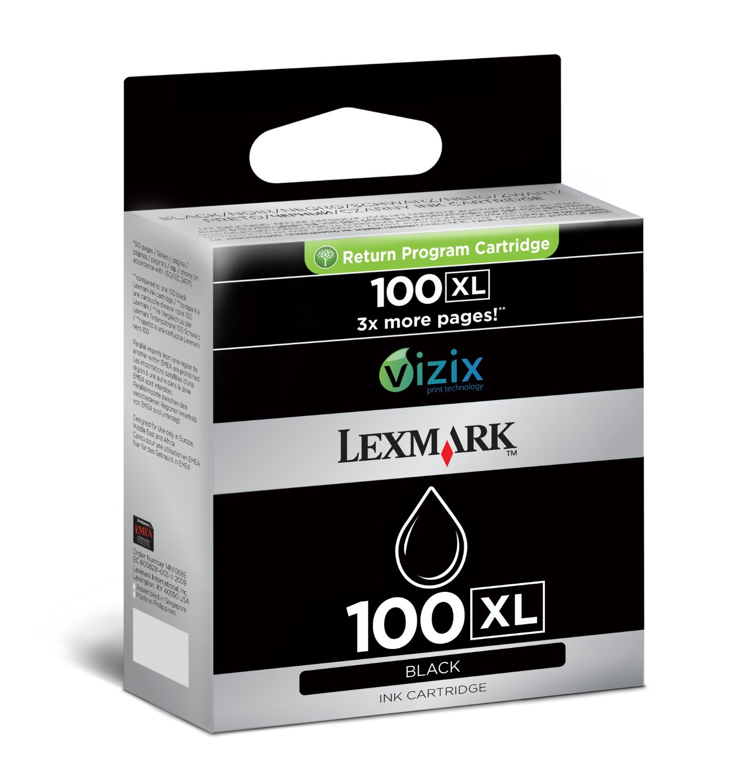 Tinteiro Preto compativel Lexmark - LEX100XL (14N0820E)