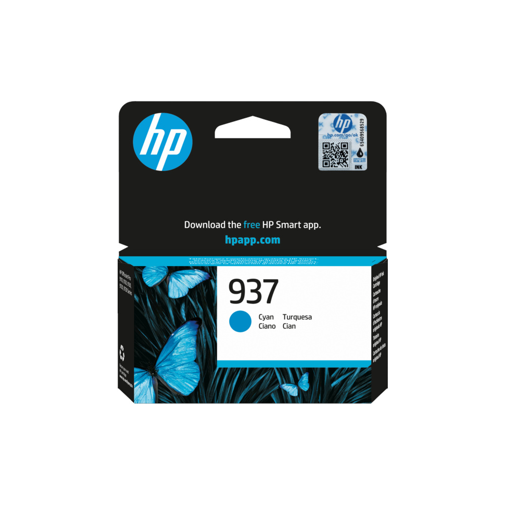 Tinteiro Ciano HP Officejet Pro 9110/9120/9130/9720 - HP937