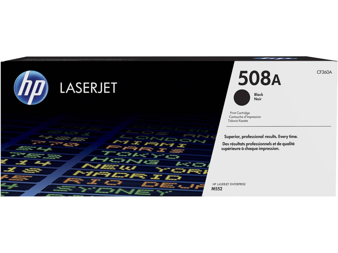 Toner Preto HP Color LaserJet Enterprice M552/M553 (508A)