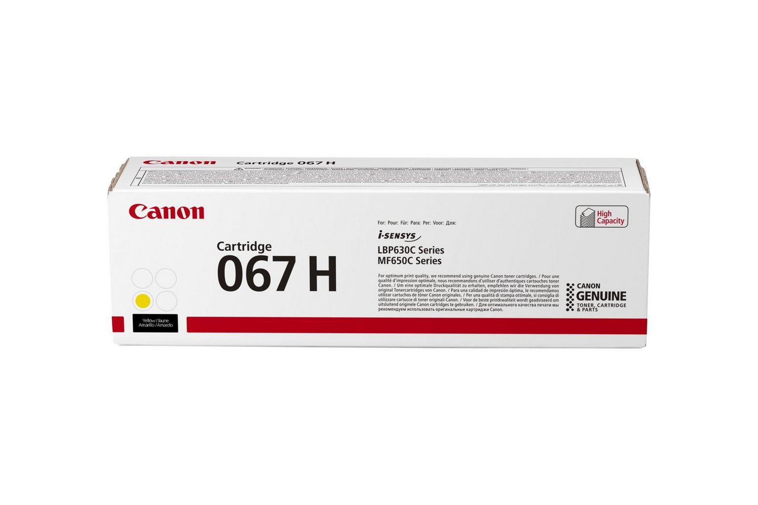 Toner Orig. Amarelo Canon LBP631/LBP633/MF651/MF655 - 067HY