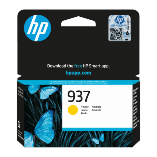 Tinteiro Amarelo HP Officejet Pro 9110/9120/9130/9720-HP937