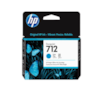 Tinteiro Ciano HP DesignJet T210/T250/T630 - 29 ml - 712