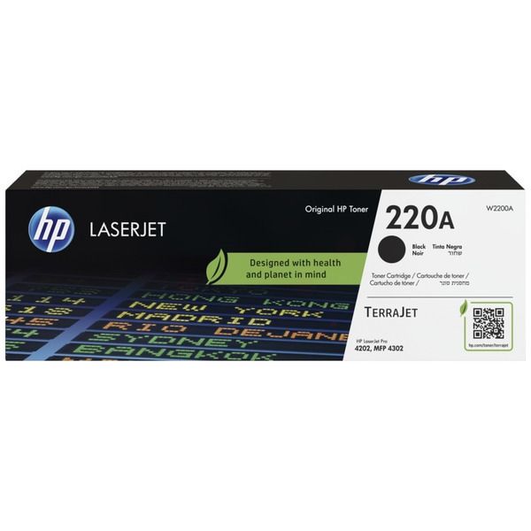 Toner Preto HP Color LaserJet Pro 4202/4302 (220A)