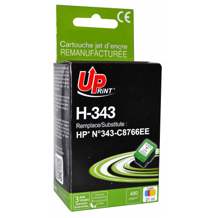 Tinteiro Compatível p/ HP DJ 460 Nº 343 - Cores (Uprint)