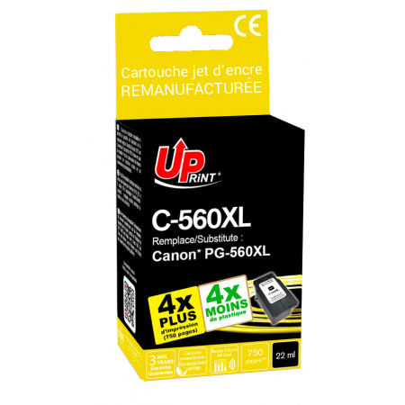 Tinteiro Reciclado p/ Canon Pixma TS 5300 Preto (AC) Uprint