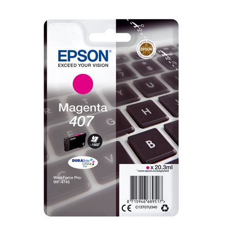 Tinteiro Magenta Epson WorkForce WF-4745 - 407