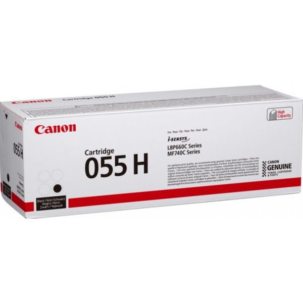 Toner Preto Canon LBP660/LBP663/MF740/MF746 - 7.6K - 055HBK