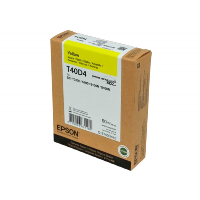Tinteiro Amarelo Epson SureColor SC-T3100/T5100 - 50 ml