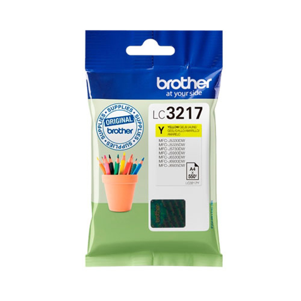 Tinteiro Amarelo Brother MFC-J5330W/J6530DW - 550 pg.