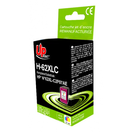 Tinteiro Compatível p/ HP Officejet 5740 62XL - C (Uprint)