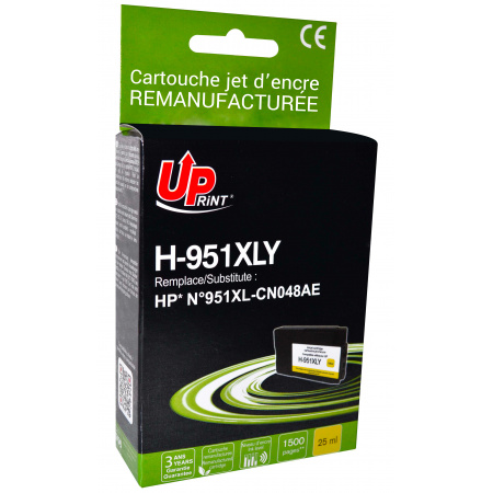 Tinteiro Compatível p/ HP 8100/8600 - Y (Uprint) (AC)