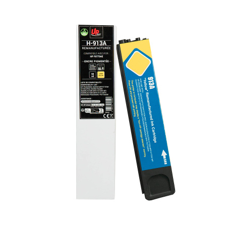 Tinteiro Compatível p/ HP PageWide Pro 352/377 - Y (Uprint)