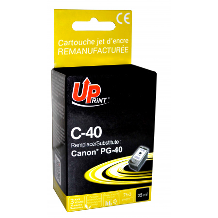 Tinteiro Reciclado p/ Canon Pixma IP1100/IP1200 - BK Uprint